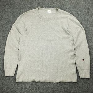 Vintage 90s Champion Thermal Shirt Mens Large Ribbed Baselayer Long Sleeve USA